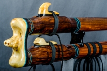 Ironwood (desert) Native American Flute, Minor, Low C-4, #J20Ga (1)